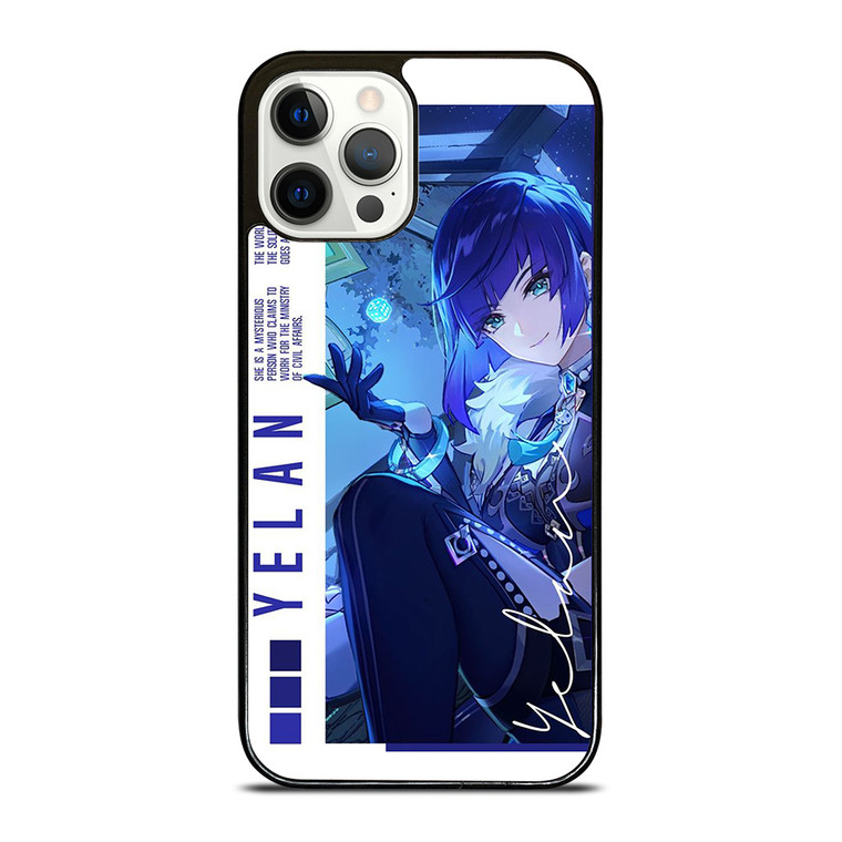 GENSHIN IMPACT GAME YELAN iPhone 12 Pro Case Cover