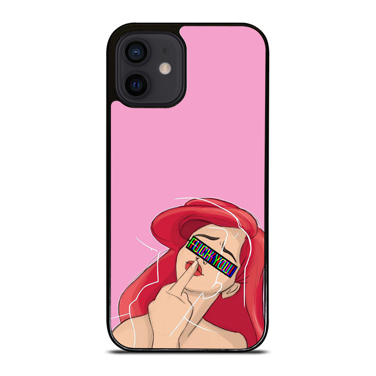 ARIEL THE LITTLE MERMAID FUCK YOU iPhone 12 Mini Case Cover