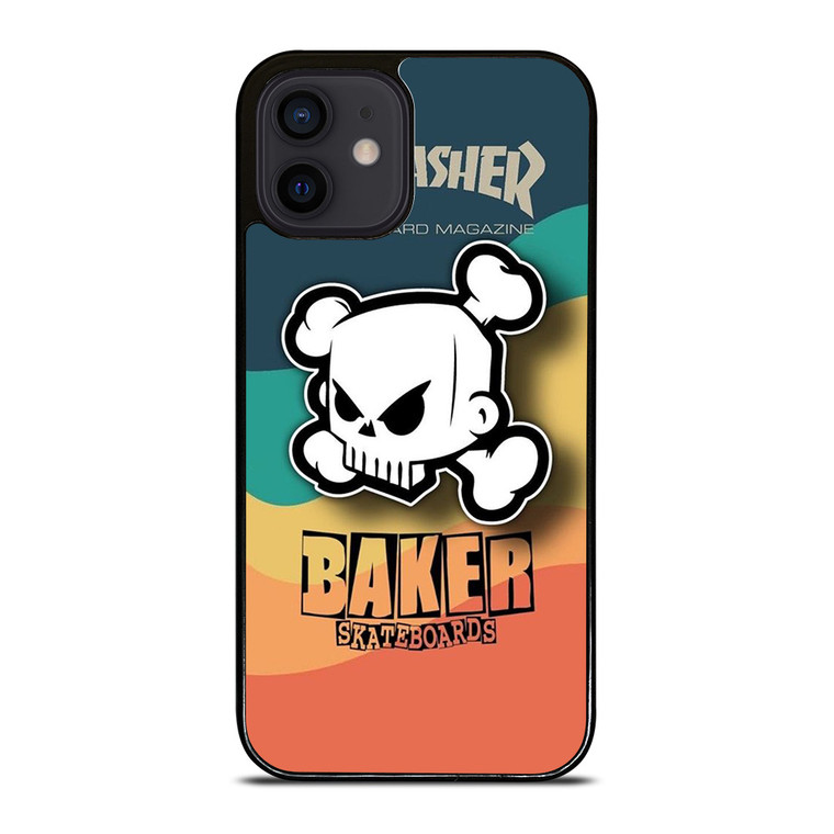 THRASHER SKATEBOARD MAGAZINE BAKER iPhone 12 Mini Case Cover THRASHER SKATEBOARD MAGAZINE BAKER iPhone 12 Mini Case Cover