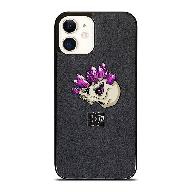DC SHOES LOGO EMERALD SKULL iPhone 12 Case Cover
