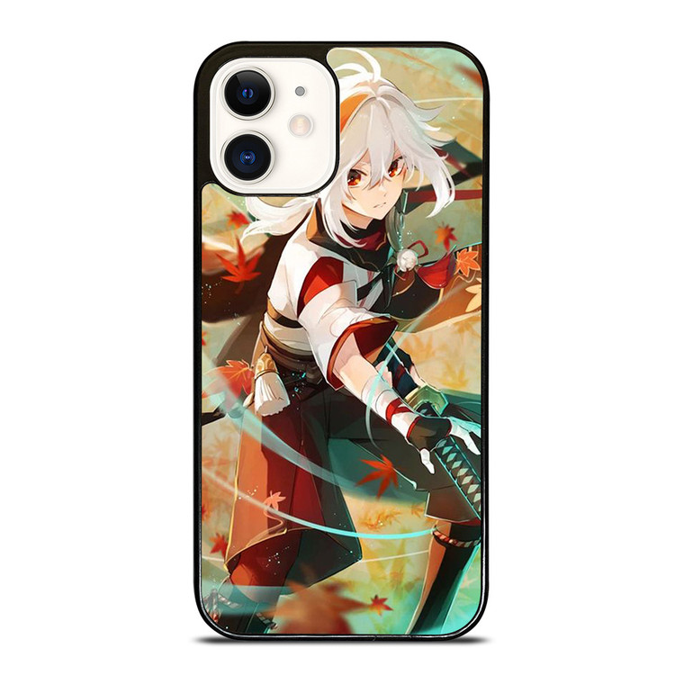 GENSHIN IMPACT GAME KAEDEHARA KAZUHA iPhone 12 Case Cover