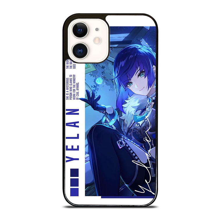 GENSHIN IMPACT GAME YELAN iPhone 12 Case Cover