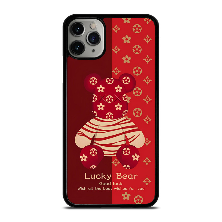 BEAR BRICK KAWS LUCKY RED iPhone 11 Pro Max Case Cover