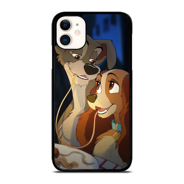 DISNEY CARTOON LADY AND THE TRAMP iPhone 11 Case Cover