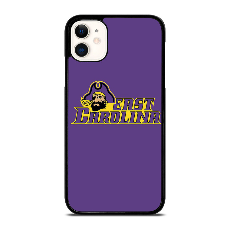 ECU EAST CAROLINA PIRATES UNIVERSITY FOOTBALL LOGO iPhone 11 Case Cover