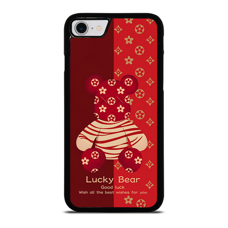 BEAR BRICK KAWS LUCKY RED iPhone SE 2022 Case Cover