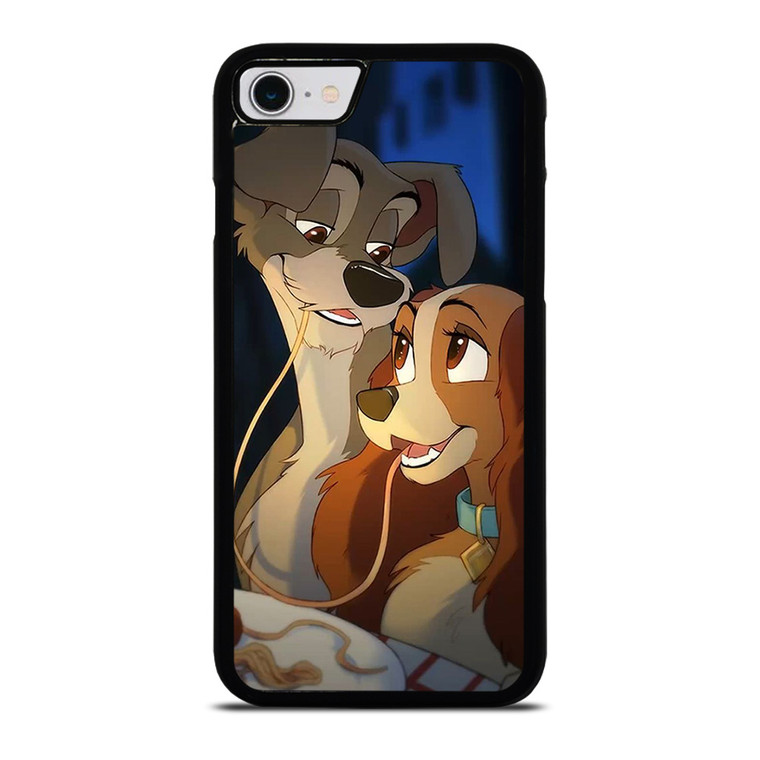 DISNEY CARTOON LADY AND THE TRAMP iPhone SE 2022 Case Cover DISNEY CARTOON LADY AND THE TRAMP iPhone SE 2022 Case Cover