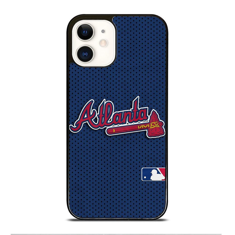 ATLANTA BRAVES JERSEY LOGO iPhone 12 Case Cover