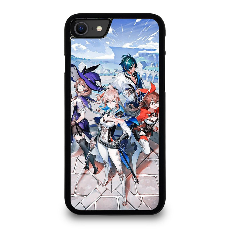 GAME CHARACTERS OF GENSHIN IMPACT iPhone SE 2020 Case Cover