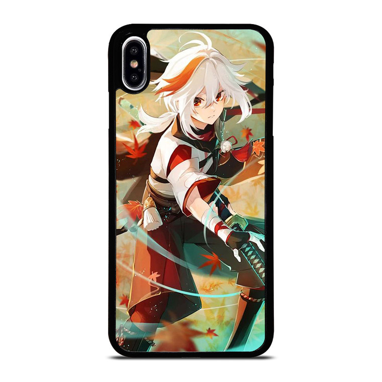 GENSHIN IMPACT GAME KAEDEHARA KAZUHA iPhone XS Max Case Cover