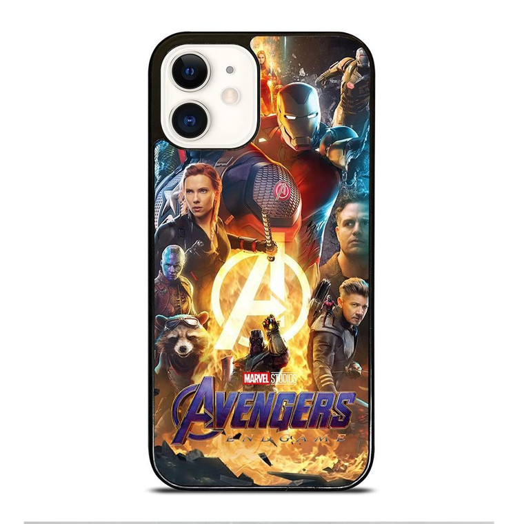 AVENGERS ENDGAME ALL HERO iPhone 12 Case Cover