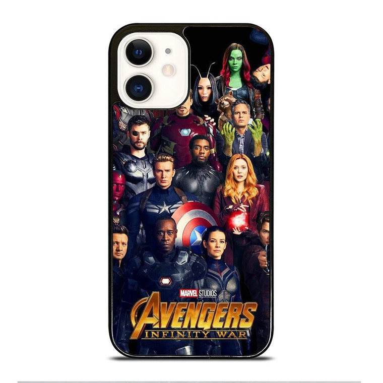 AVENGERS INFINITY WAR MARVEL iPhone 12 Case Cover