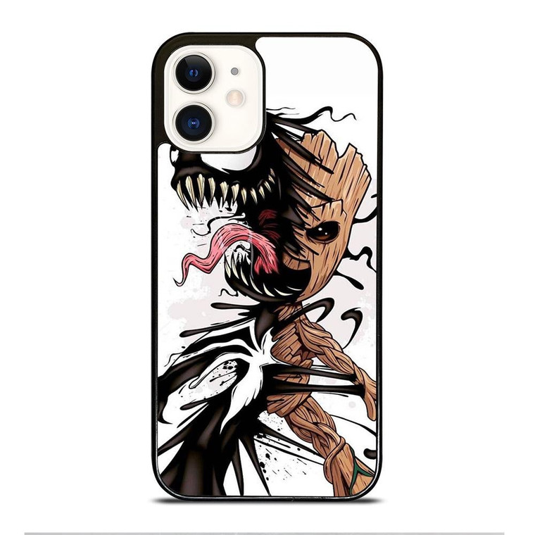 BABY GROOT AND VENOM iPhone 12 Case Cover