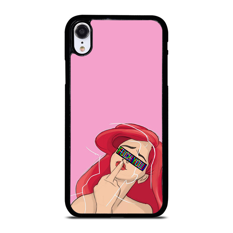 ARIEL THE LITTLE MERMAID FUCK YOU iPhone XR Case Cover