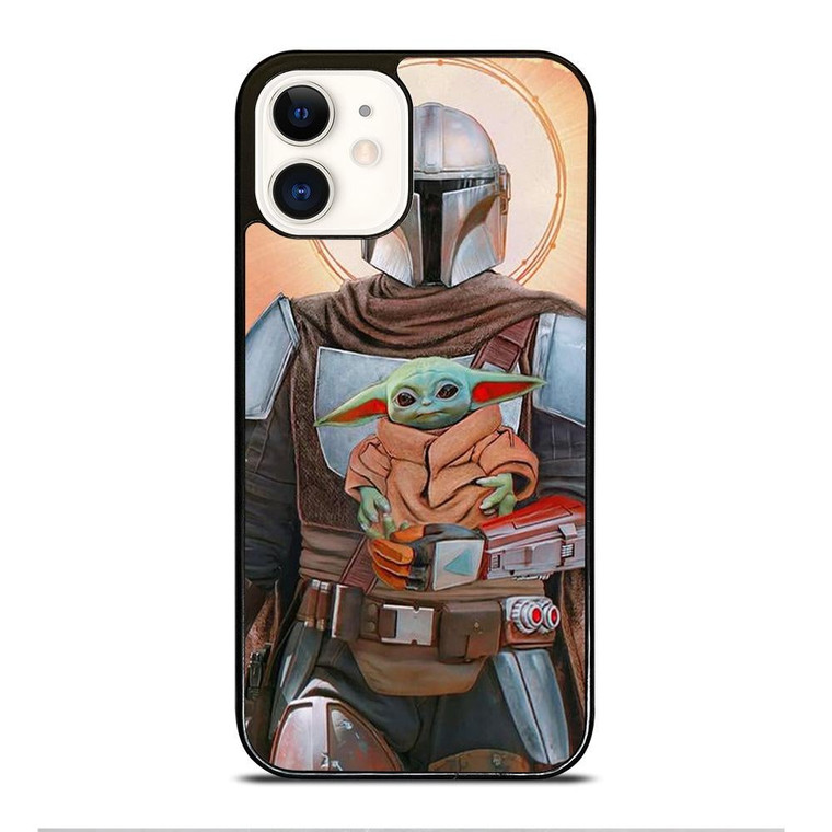 BABY YODA AND THE MANDALORIAN STAR WARS iPhone 12 Case Cover