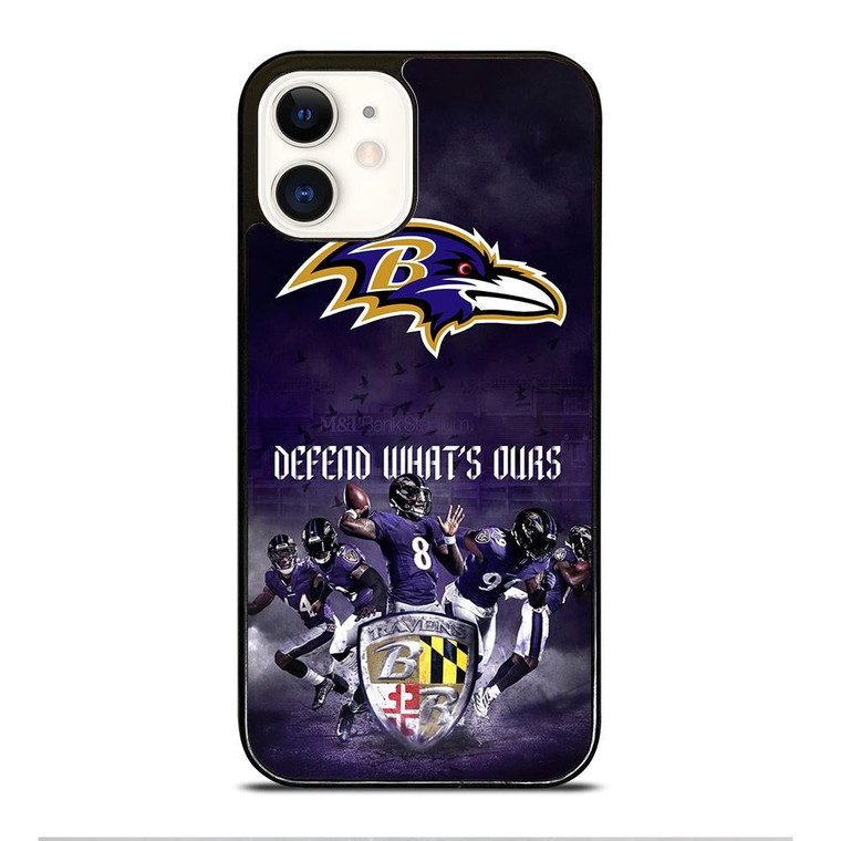 BALTIMORE RAVENS FOOTBALL TEAM iPhone 12 Case Cover