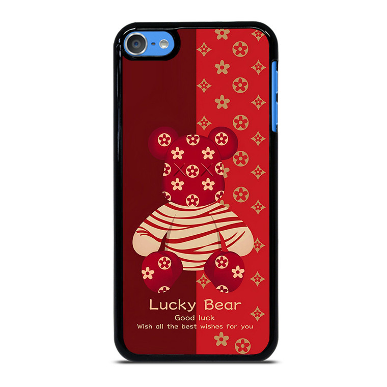 BEAR BRICK KAWS LUCKY RED iPod Touch 7 Case