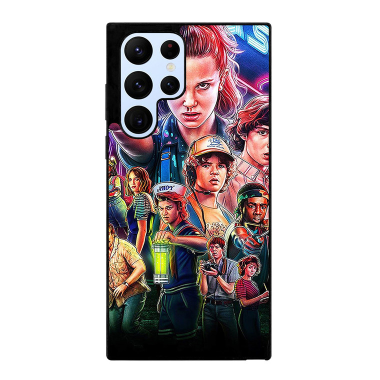 STRANGER THINGS CHARACTERS ART Samsung Galaxy S22 Ultra Case Cover