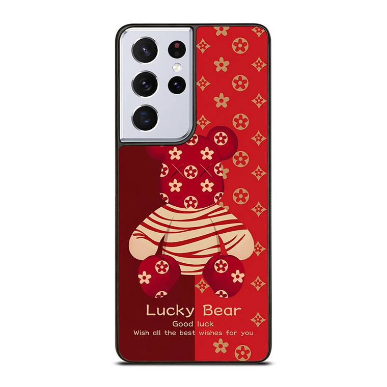 BEAR BRICK KAWS LUCKY RED Samsung Galaxy S21 Ultra Case Cover