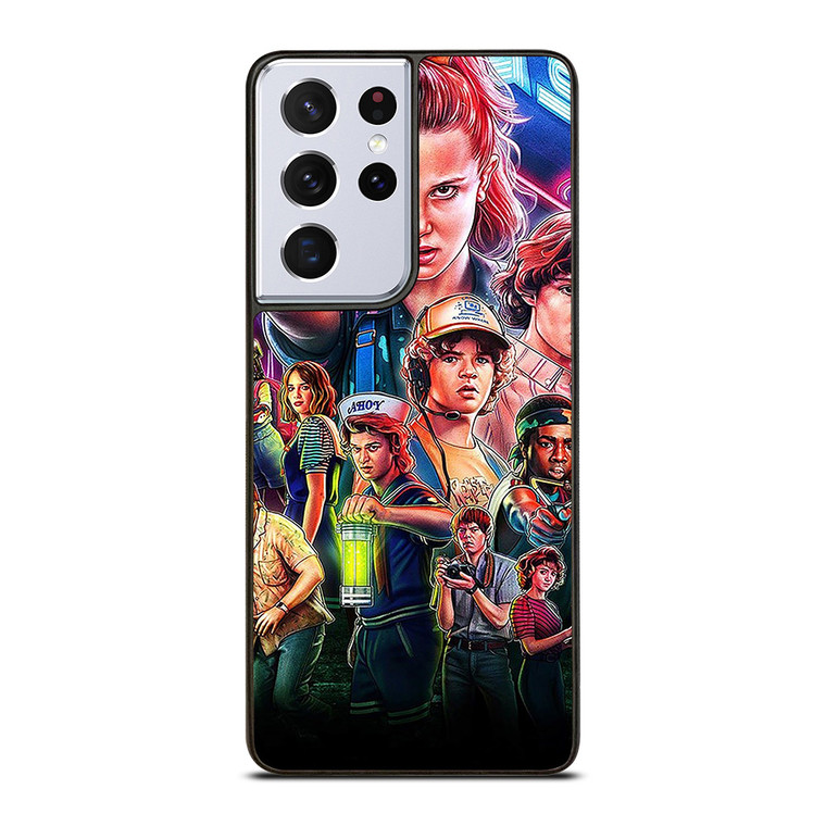 STRANGER THINGS CHARACTERS ART Samsung Galaxy S21 Ultra Case Cover