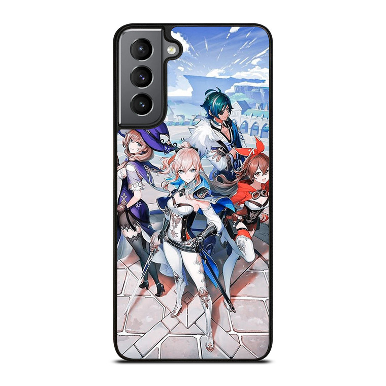 GAME CHARACTERS OF GENSHIN IMPACT Samsung Galaxy S21 Plus Case Cover