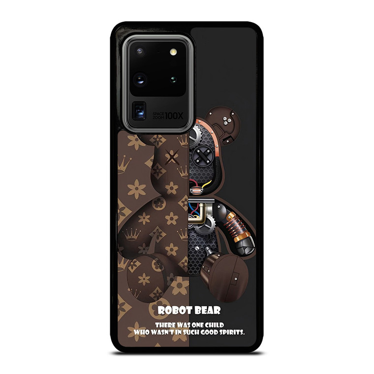 BEAR BRICK KAWS ROBOT BROWNBEAR BRICK KAWS ROBOT BROWN Samsung Galaxy S20 Ultra Case Cover
