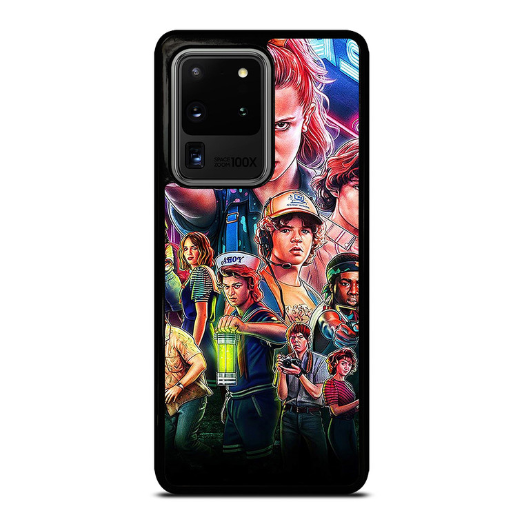 STRANGER THINGS CHARACTERS ARTSTRANGER THINGS CHARACTERS ART Samsung Galaxy S20 Ultra Case Cover