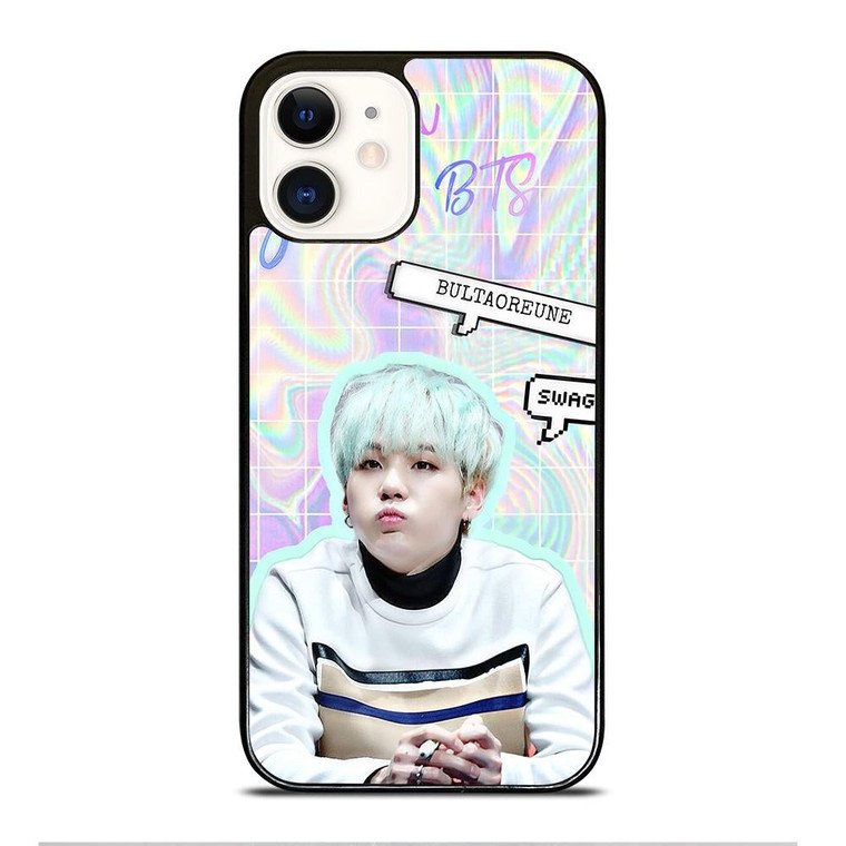 BTS SUGA CUTE iPhone 12 Case Cover