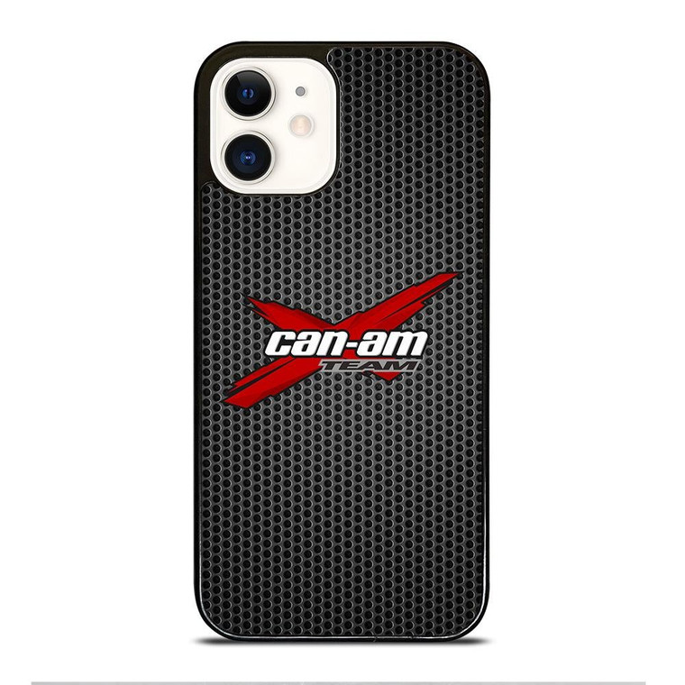 CAN AM X TEAM METAL LOGO iPhone 12 Case Cover