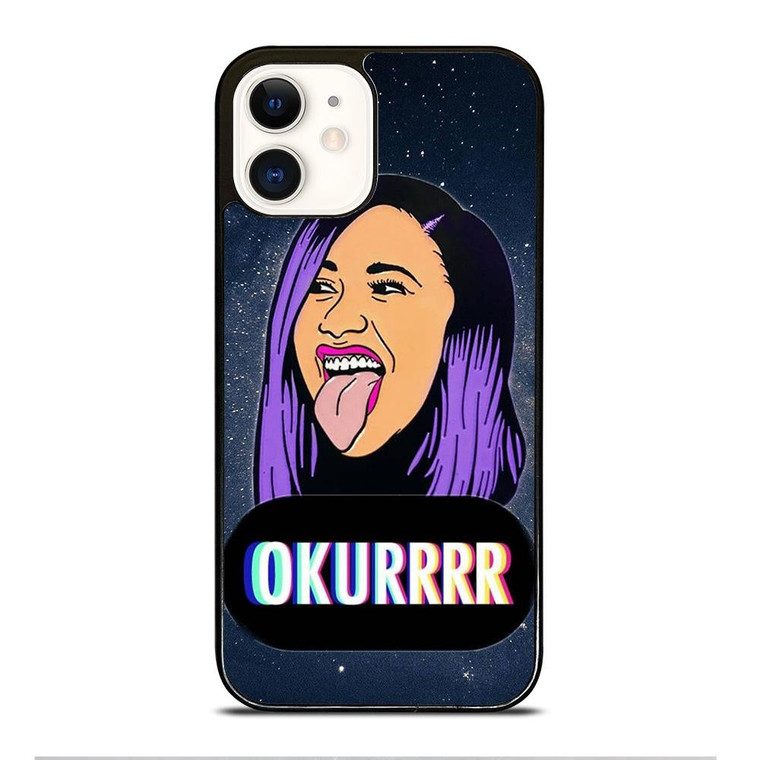 CARDI B FACE CARTOON iPhone 12 Case Cover