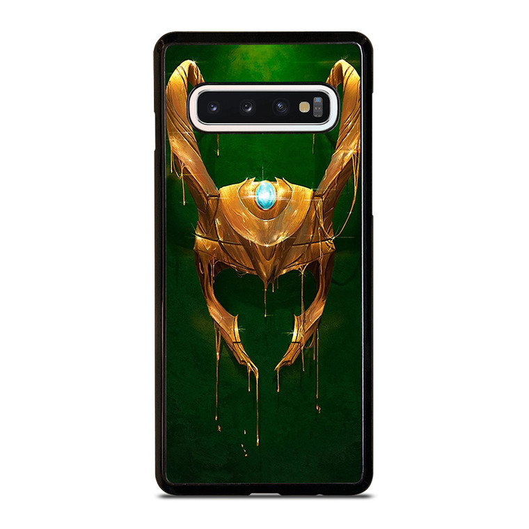 LOKI CROWN HELMET Samsung Galaxy S10 Case Cover LOKI CROWN HELMET Samsung Galaxy S10 Case Cover