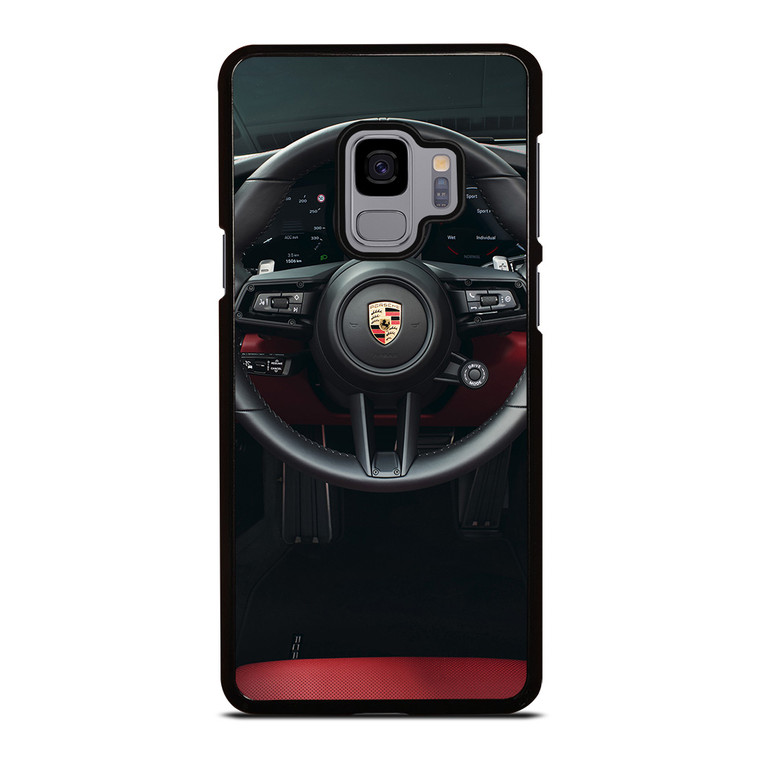 PORSCHE CAR STEERING LOGO Samsung Galaxy S9 Case Cover