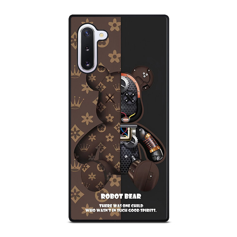 BEAR BRICK KAWS ROBOT BROWN Samsung Galaxy Note 10 Case Cover