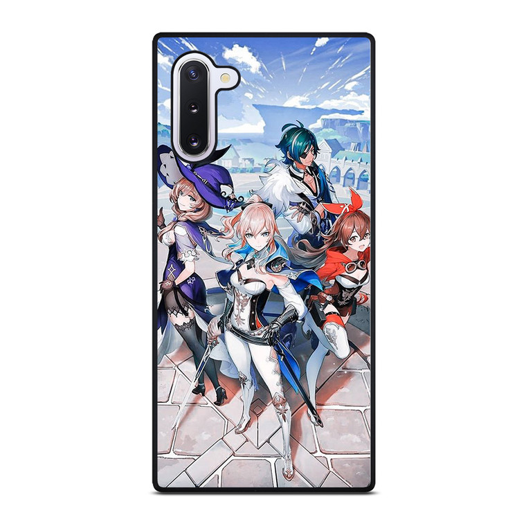 GAME CHARACTERS OF GENSHIN IMPACT Samsung Galaxy Note 10 Case Cover