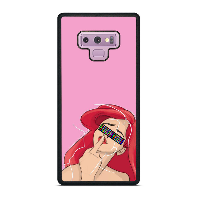 ARIEL THE LITTLE MERMAID FUCK YOUARIEL THE LITTLE MERMAID FUCK YOU Samsung Galaxy Note 9 Case Cover