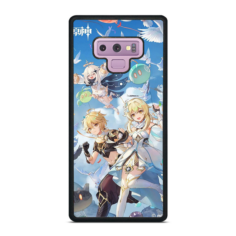 GENSHIN IMPACT THE GAME CHARACTERSGENSHIN IMPACT THE GAME CHARACTERS Samsung Galaxy Note 9 Case Cover