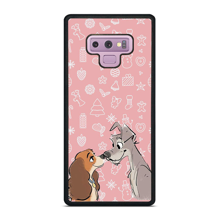 LADY AND THE TRAMP DISNEY CARTOON LOVELADY AND THE TRAMP DISNEY CARTOON LOVE Samsung Galaxy Note 9 Case Cover