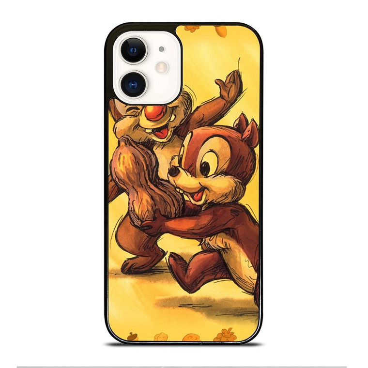 CHIP AND DALE CARTOON iPhone 12 Case Cover
