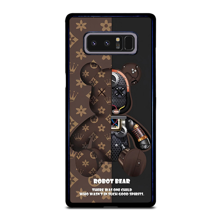 BEAR BRICK KAWS ROBOT BROWN Samsung Galaxy Note 8 Case Cover