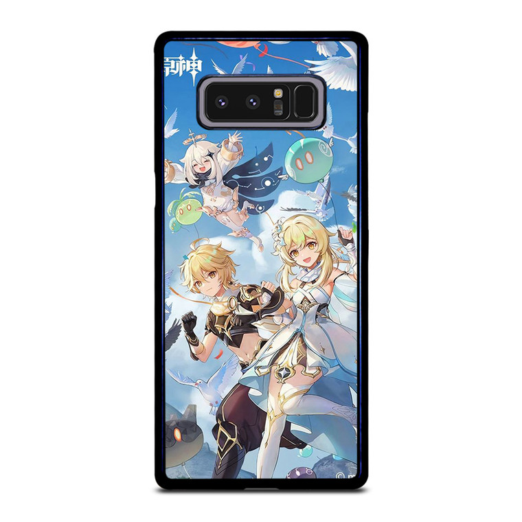 GENSHIN IMPACT THE GAME CHARACTERS Samsung Galaxy Note 8 Case Cover