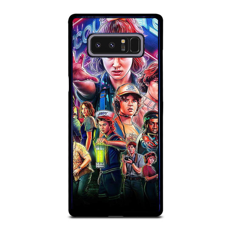 STRANGER THINGS CHARACTERS ART Samsung Galaxy Note 8 Case Cover