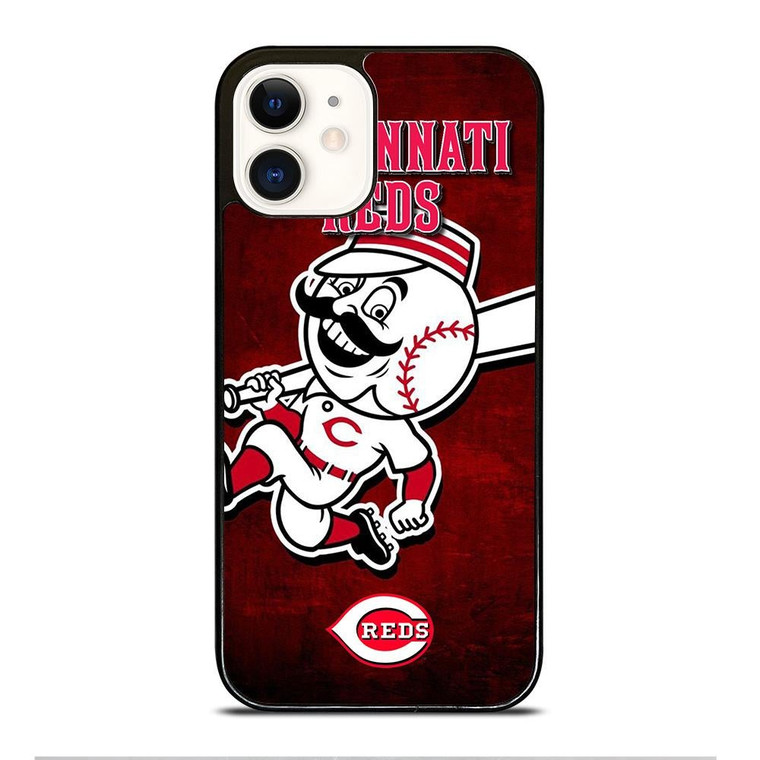 CINCINNATI REDS LOGO BASEBALL iPhone 12 Case Cover