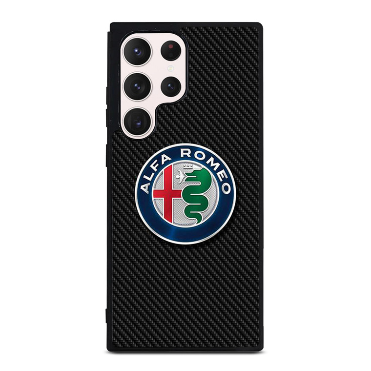ALFA ROMEO CARBON Samsung Galaxy S23 Ultra Case Cover ALFA ROMEO CARBON Samsung Galaxy S23 Ultra Case Cover