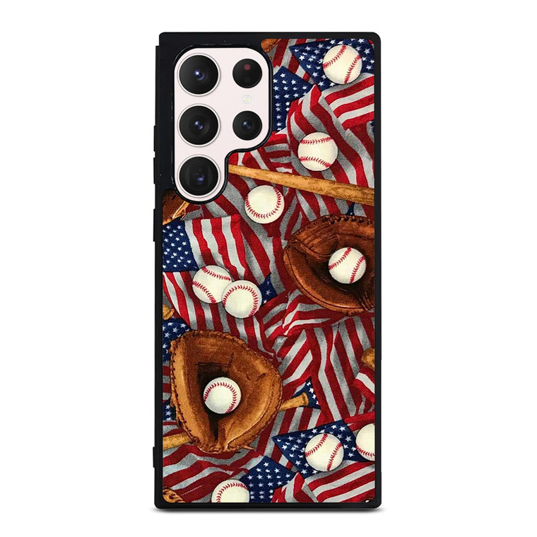 AMERICAN BASEBALL ABSTRACT Samsung Galaxy S23 Ultra Case Cover