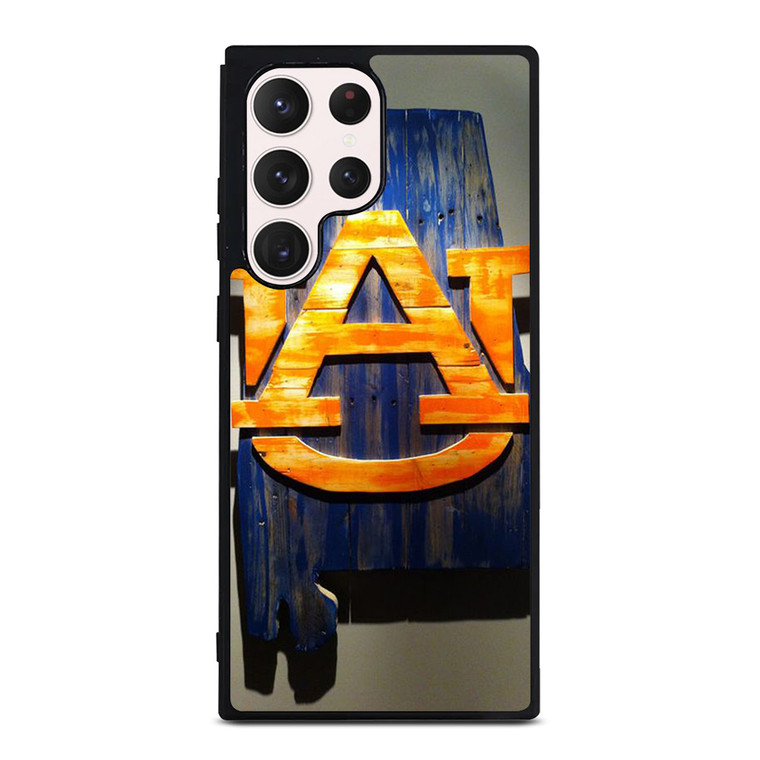 AUBURN TIGERS WOODEN ICON Samsung Galaxy S23 Ultra Case Cover