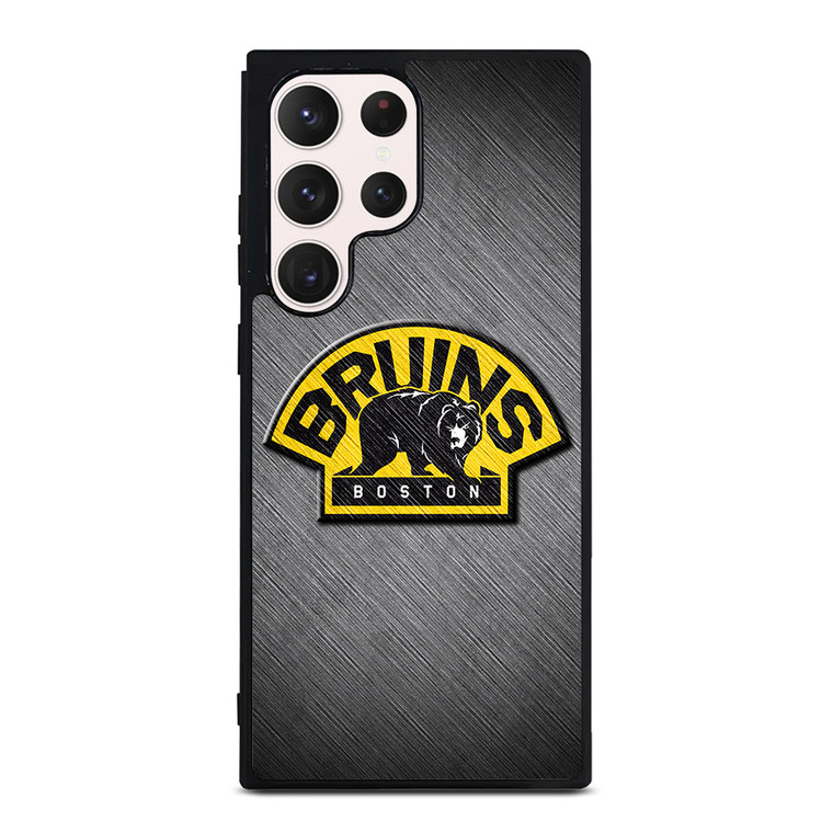 BOSTON BRUINS METAL LOGO Samsung Galaxy S23 Ultra Case Cover