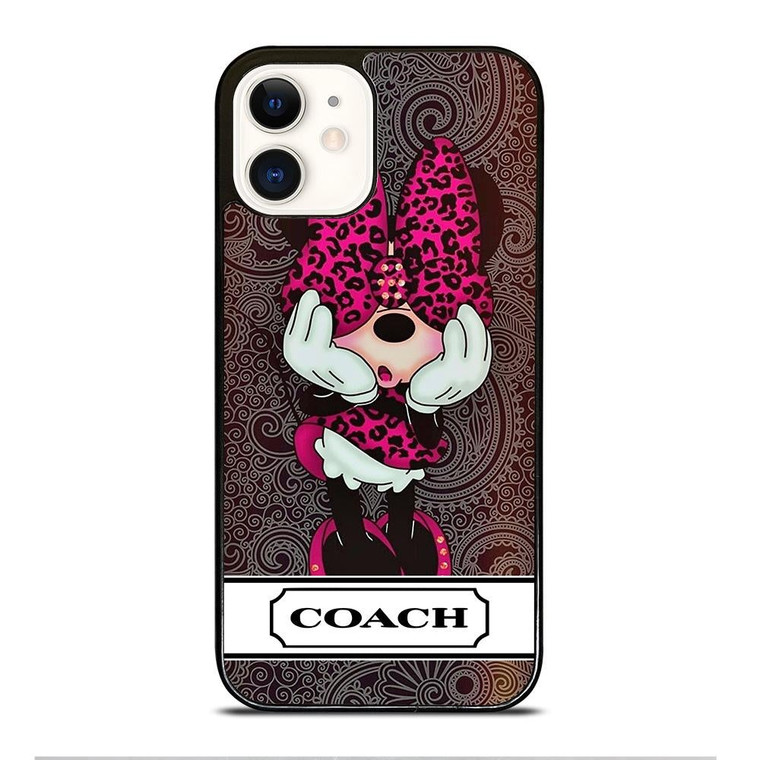 COACH NEW YORK  MINNIE MOUSE CUTE iPhone 12 Case Cover