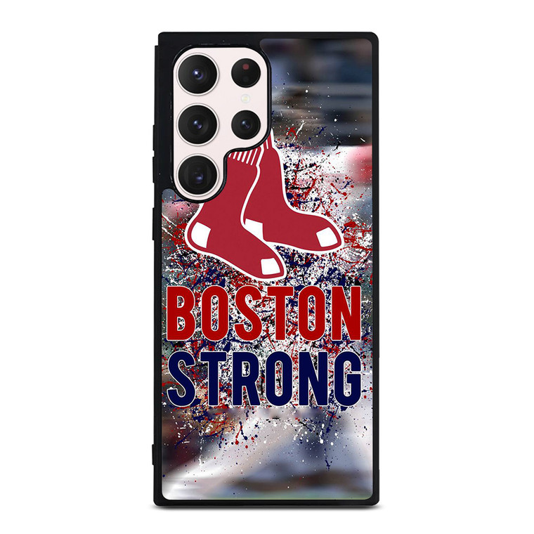 BOSTON RED SOX STRONG ART Samsung Galaxy S23 Ultra Case Cover