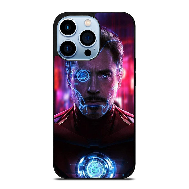 IRON MAN AVENGERS TONY STARK FACE iPhone 13 Pro Max Case Cover