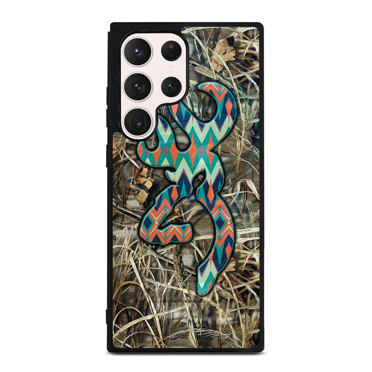 CAMO BROWNING LOGO Samsung Galaxy S23 Ultra Case Cover